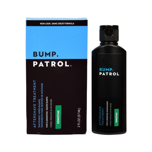 Bump Patrol Sensitive Strength Aftershave Treatment Serum – Razor Bump Stopper and Ingrown Hair Treatment for Men and Women, Alcohol Free Ingrown Hair Serum for Sensitive Skin 2 oz (Pack of 1)
