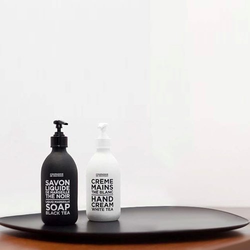 Compagnie de Provence Liquid Soap - Extra Pure Black Tea - 16.7 Fl Oz Glass Pump Bottle