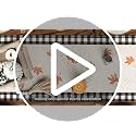 13x90 Inch Buffalo Plaid Fall Table Runner - Beige, Autumn Home Decor