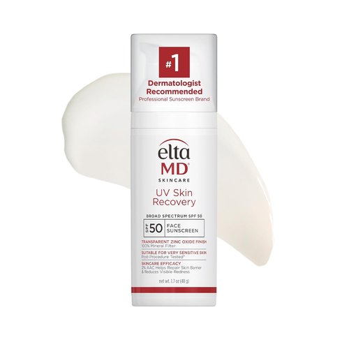 EltaMD UV Skin Recovery Sunscreen SPF 50 - All Mineral, Zinc Oxide Formula for Sensitive Skin