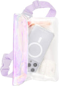 Case-Mate Waterproof Phone Pouch - IP68 Triple Seal Protection with Adjustable Strap | Iridescent for iPhone 17 Pro Max & More