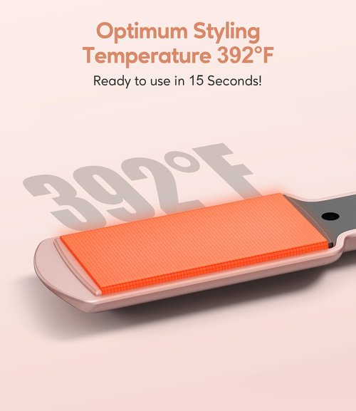 Farery Mini Flat Iron - 1.5 Inch Ceramic Hair Straightener with Argan Oil, Fast Heat & Travel Bag