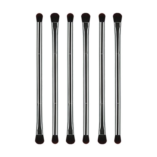 Ksvsonrvi Eyeshadow Brushes, 6 PCS Double-ended Cosmetic Makeup Brush Tool Good at Flawless Blending, Contouring or Defining