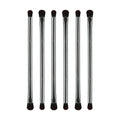 Ksvsonrvi Eyeshadow Brushes, 6 PCS Double-ended Cosmetic Makeup Brush Tool Good at Flawless Blending, Contouring or Defining
