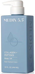 MEDIX 5.5 Collagen Cream - Anti-Aging Face & Body Lotion for Dry Skin | Firming Moisturizer, 15 Fl Oz