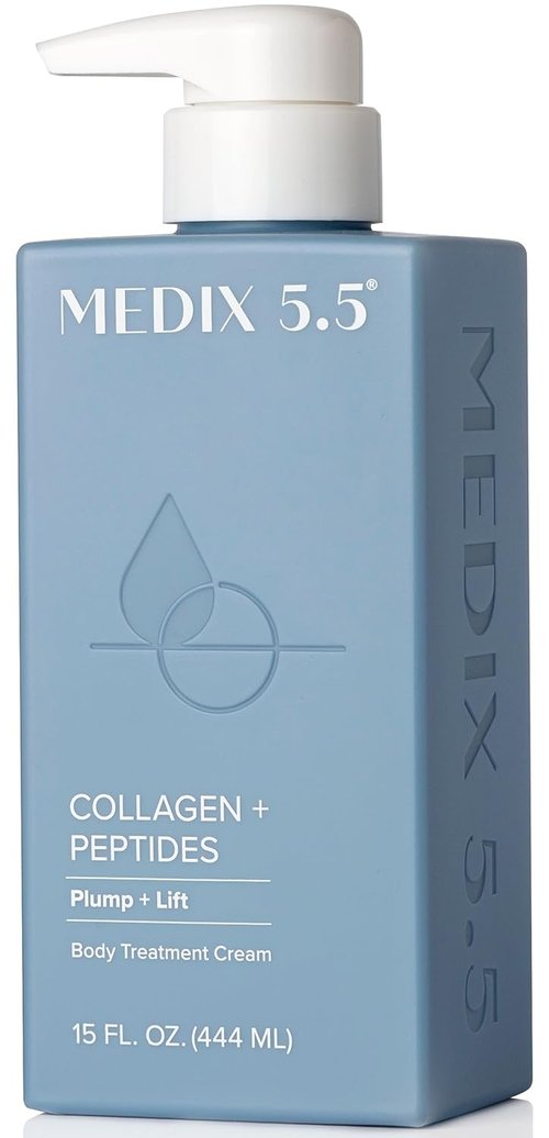 MEDIX 5.5 Collagen Cream - Anti-Aging Face & Body Lotion for Dry Skin | Firming Moisturizer, 15 Fl Oz