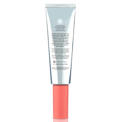 Naturium Dew-Glow Moisturizer SPF 50 PA++++, Daily Moisturizing Sunscreen & Face Primer, Skin Protector with Dewy Finish, 1.7 oz