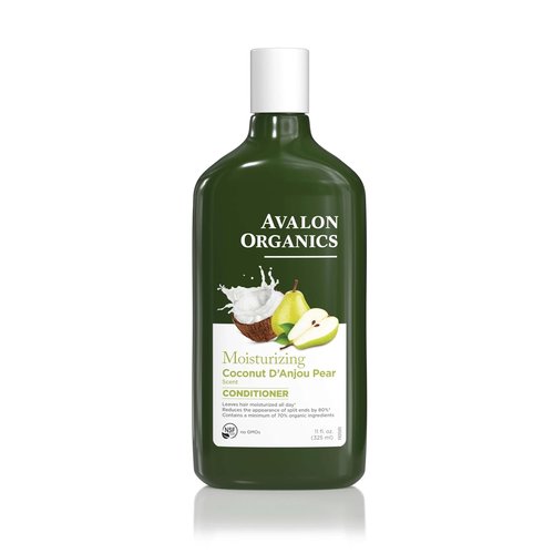 Avalon Organics Coconut Pear Conditioner - All-Natural Formula | 11 Fl Oz for Nourished Hair