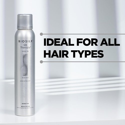 BioSilk Silk Therapy Hairspray - Control Frizz & Enhance Shine | Sulfate-Free, 5.3 Oz