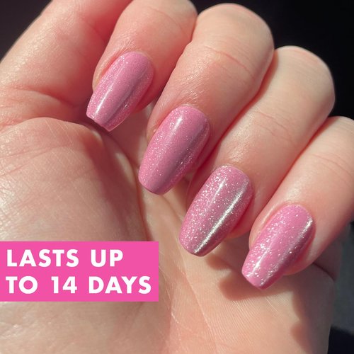 Olive & June Press-On Nails - Maximalist Instant Mani | 42 Non-Toxic, Long-Lasting Nails | Medium Coffin - Rose Velvet