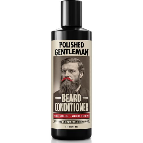 Men’s Beard Conditioner with Tea Tree Oil – Concentrated Rinse-Out Formula for Softer, Fuller-Looking Beards & Healthy Facial Hair, 8 oz