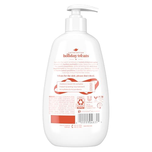 Dove Limited Edition Holiday Treats Liquid Hand Wash for Deep Nourishment Cinnamon Pumpkin Pie 12 oz