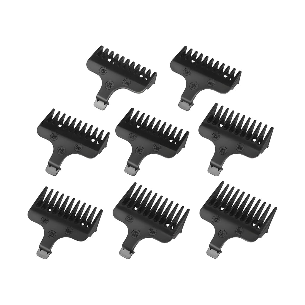 Wahl 8 Piece Replacement Comb Set - Compatible with 40mm Detachable T-Blade Trimmers
