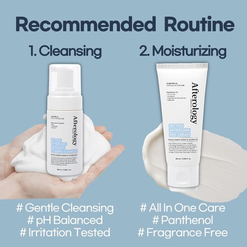 Tattoo Aftercare Moisturizer – Unscented Moisturizing Balm for Inked Skin, Color-Enhancing Care with Clean, Vegan Ingredients, Gentle Daily Tattoo Maintenance, 3.04 fl oz