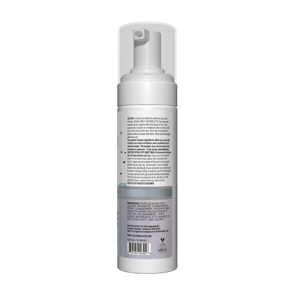 Splat Brilliant Toning Foam - Platinum Blonde Hair Toner | Lasts Up to 10 Washes, Vegan & Cruelty-Free, 5 oz.