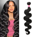 12A Brazilian Virgin Human Hair 1 Bundle 22 Inch Body Wave Bundles Human Hair 100% Unprocessed Quick Weave Hair Extensions Natural Black