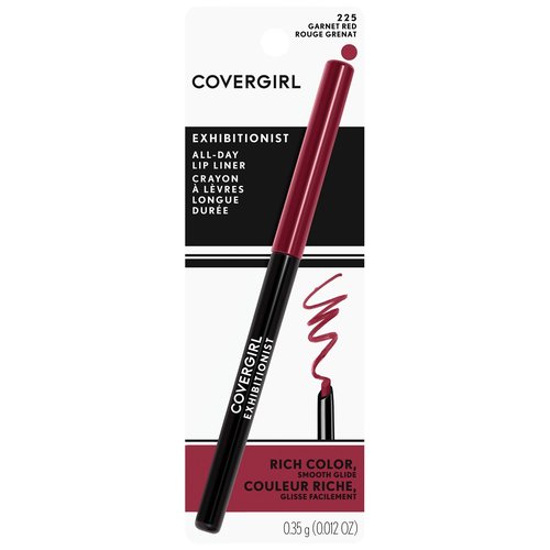 COVERGIRL - Exhibitionist All-Day Lip Liner, Retractable Tip, Easy application, Smudge, Transfer, Mask - Proof, 100% Cruelty-Free (Pack of 5)