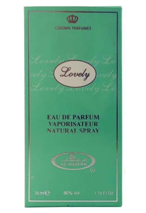 Al Rehab Lovely Eau de Parfum Spray - Unisex Fragrance, 1.18 Ounce (35ml) for All-Day Freshness