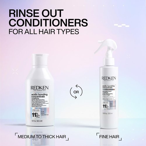 Redken Acidic Bonding Concentrate Conditioner - Strengthens & Repairs Damaged Hair, Sulfate-Free, 33.8 oz