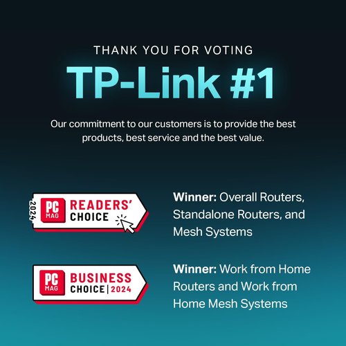TP-Link Deco X55 WiFi 6 Mesh System - Covers Up to 6500 Sq.Ft | 3-Pack with 3 Gigabit Ports Each