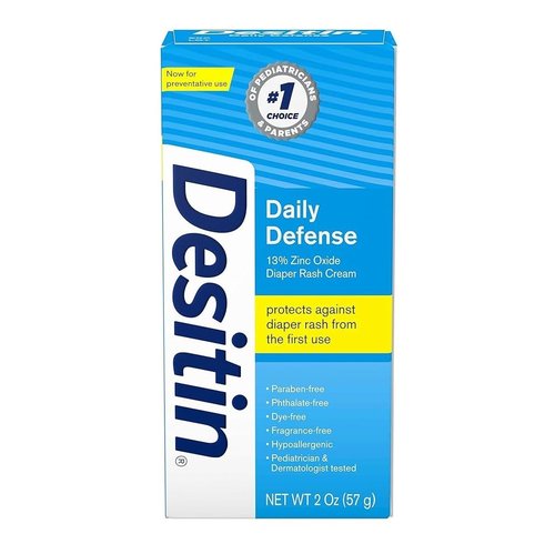 Desitin Daily Defense Diaper Rash Cream - Zinc Oxide Formula | 4 oz & 2 oz Bundle Pack
