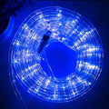 Blue LED Rope Lights 33ft Waterproof Outdoor String Lights for Patio Deck Pool Camping