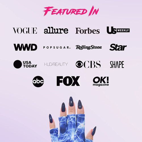ManiGlovz -The Original Dermatologist Recommended UPF 50+ UV Protective Manicure and Sunblock Fingerless Gloves, Sun Protection, Driving and Gel Manicure Gloves in Neon Pink