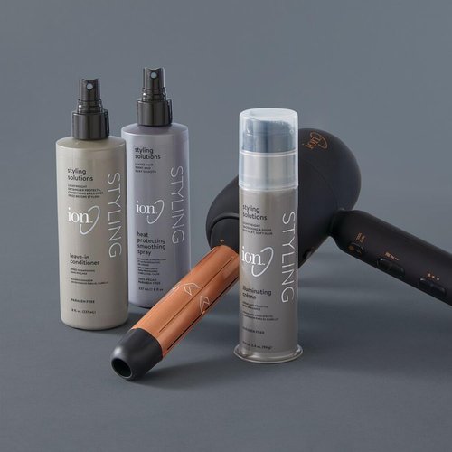 Ion Multi-Benefit Styling Crème - Lightweight, Hydrating, Anti-Frizz Formula | Flexible Hold, Paraben-Free