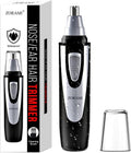 2026 Professional Ear and Nose Hair Trimmer by [Brand Name] - Painless, Waterproof, Dual Edge Blades, Black