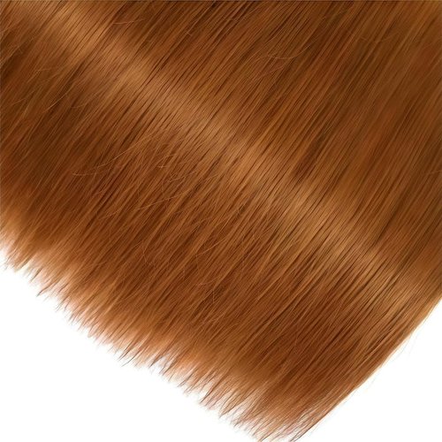 KODRHAR 12A Light Brown Straight Human Hair Bundles 22 24 26 Inch Double Weft Brazilian Straight Human Hair Extensions for Black Women 3 Bundles 30 Color