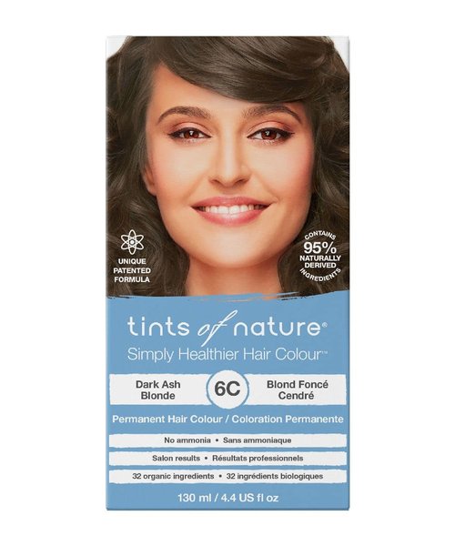 Tints of Nature Dark Ash Blonde Hair Dye - Nourishing, Ammonia-Free Formula | 4.4 fl oz