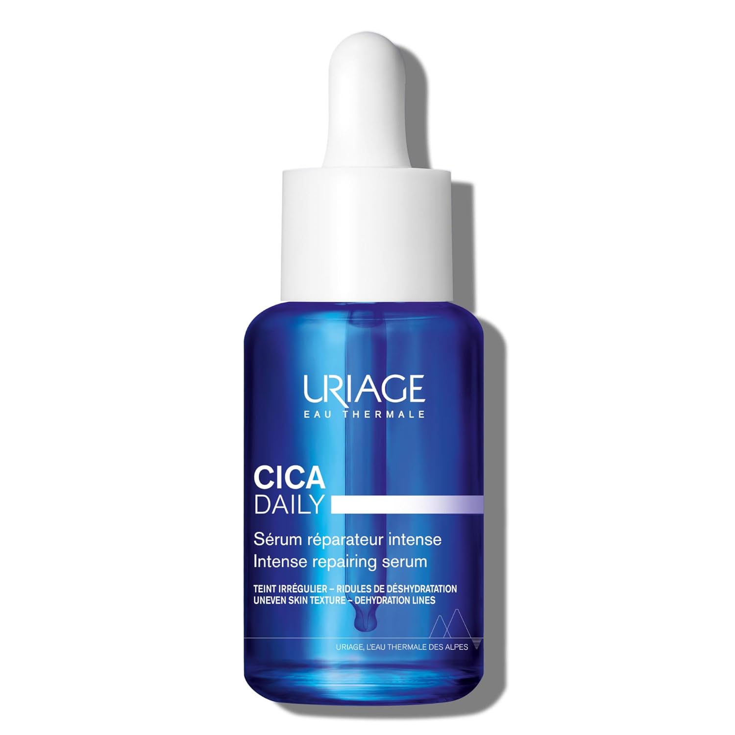 Uriage Cica-Daily Intense Repairing Serum - Boost Skin Repair with Prebiotic & Hyaluronic Acid | Paraben-Free, Non-Comedogenic