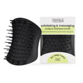 Tangle Teezer Scalp & Shampoo Hairbrush - Exfoliate, Massage & Cleanse for All Hair Types | Onyx Black