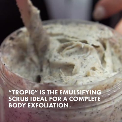 Miraveda by Italwax Tropic Scrub - Exfoliating Coconut Shell Scrub - 250ml for All Skin Types