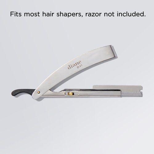 Diane Hair Shaper Razor Blades, Polymer Coated Stainless Steel Material, Precise Shaping, Trimming, and Cutting, Razor Refills for Barber, Straight Edge Razor Blade, 60-Pack