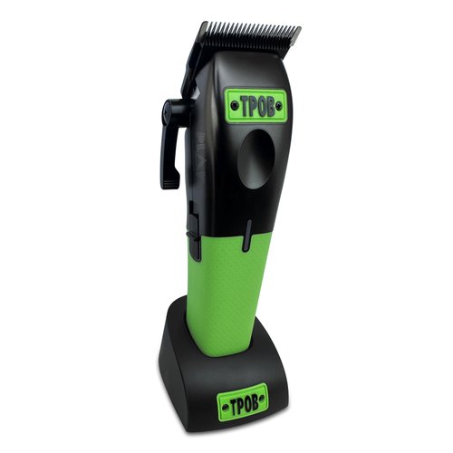 TPOB Play Barber Hair Clippers for Men 7500 RPM with Rubber Grips (Black/Green/Pink)