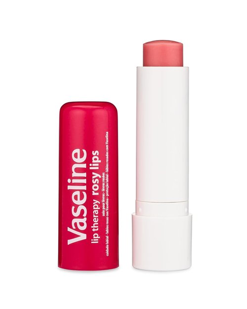 Vaseline Lip Rosy Balm - Fast-Acting Nourishment for Chapped & Cracked Lips | 12 Sticks in 1 Box