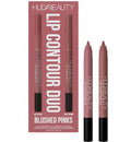 Huda Beauty Lip Contour Duo - Blushed Pinks with 2 Mini Lip Pencils in Muted Pink & Pinky Brown