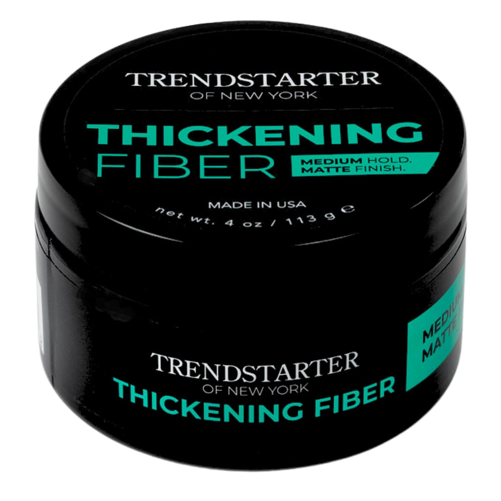 TRENDSTARTER Thickening Fiber Pomade - Medium Hold, Matte Finish - 4oz Water-Based Styling Clay