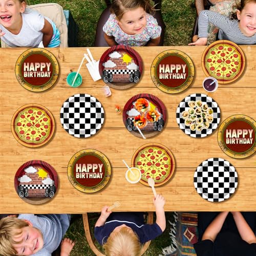 48 Pack 7-Inch Horror Game Party Paper Plates - Spooky Birthday Tableware