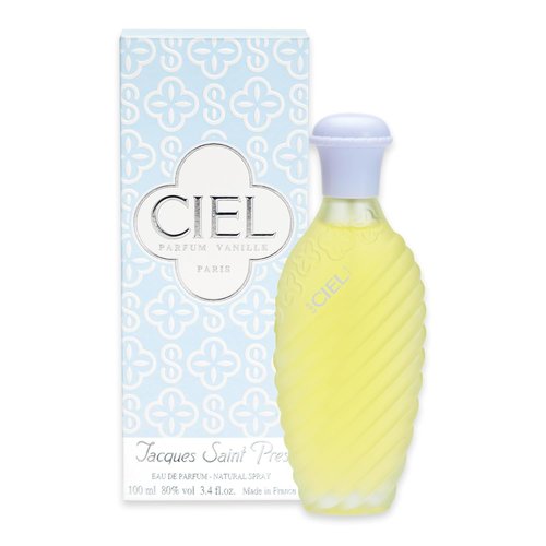 Jacques Saint Pres CIEL - Eau De Parfum for Women - Soft Powdery Scent with Vanilla & White Rose - 3.4 Fl Oz