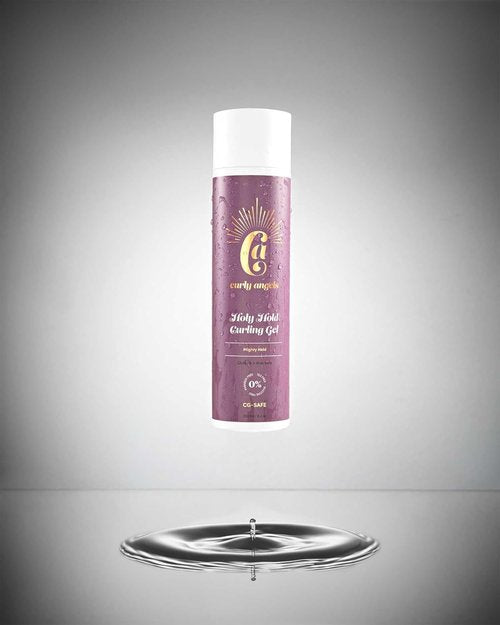 **Holy Hold Curling Gel - Long-Lasting Hold & Shine for All Hair Types | 8 oz**