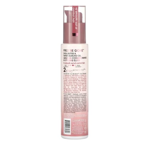 GIOVANNI 2chic Leave-In Conditioning Elixir - Anti-Frizz Hair Smoothing Formula with Shea Butter & Almond Oil | 4 oz