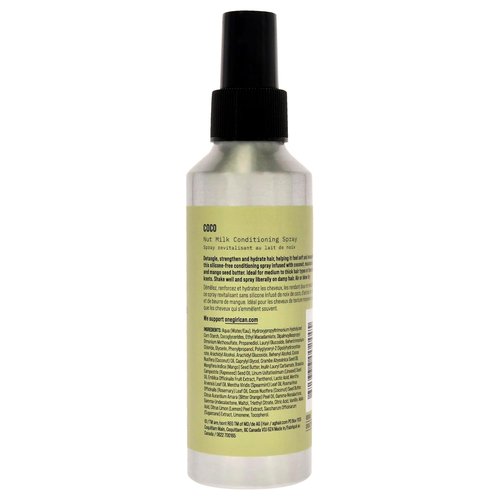 AG Care COCO Nut Milk Conditioning Curl Spray - Deep Conditioning Detangler for Soft, Manageable Curly Hair | 5 Fl Oz