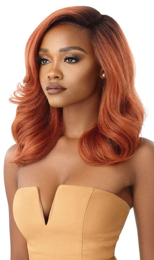 Outre Lace Front Wig - Neesha Soft & Natural - Neesha 202 (DRFF SUNKISS BROWN)