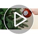 Halloween Ball Ornaments Set - 15 Pcs 2.36 Inch Dark Green Pink Orange Decorations