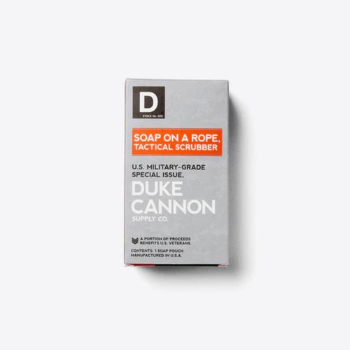 Duke Cannon Supply Co. Tactical Scrubber | U.S. Military-Grade Soap Pouch | Dual-Mesh Design for Hands & Feet | 550 Mil-Spec Paracord | Durable and Versatile for Home, Outdoor, or Field Use, 2 Pack