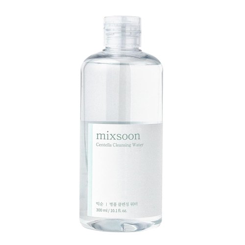 Mixsoon Centella Cleansing Water - 10.14 Fl Oz | Gentle Face Cleanser for Sensitive Skin with Aloe Vera