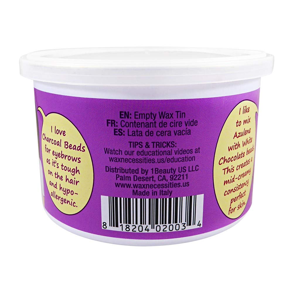 Wax Necessities Empty Refill Wax Can for Wax Beads 14.1 Ounces 3 Pack