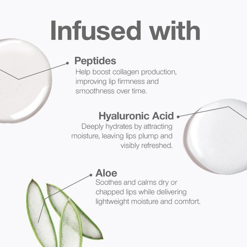 Palladio Lip Glaze Serum - Hydrating Lip Gloss with Peptides & Hyaluronic Acid for Plump Lips | Vegan, Non-Sticky Finish (Blush Brulee)